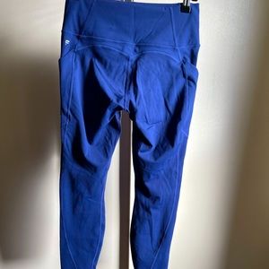 Fabletics Oasis high waisted Pocket 7/8 navy blue - medium